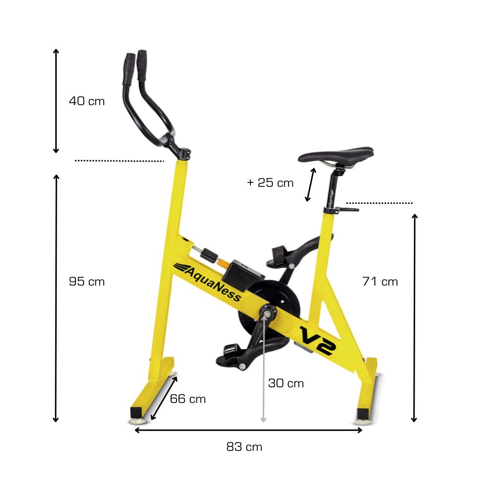 Aquaness - Aquabike V2 - Bicicleta de piscina 4/4