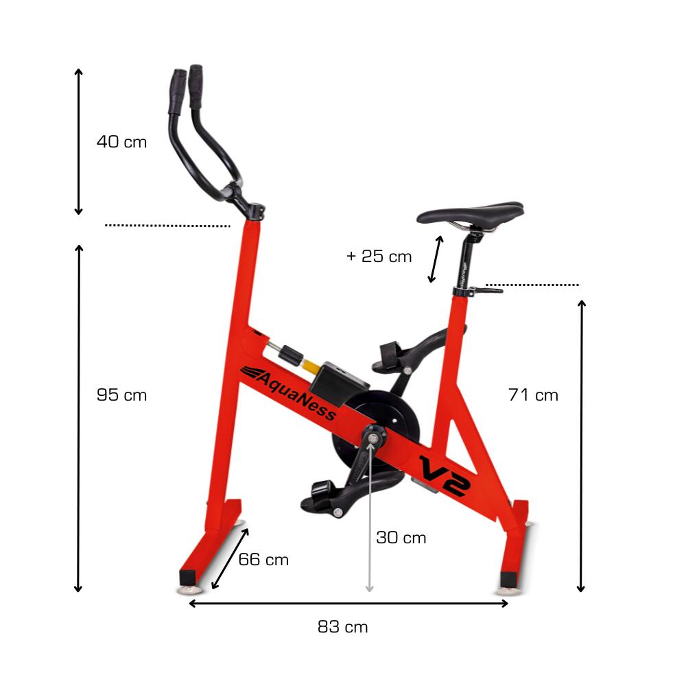 Aquaness - Aquabike V2 - Bicicleta de piscina 4/4