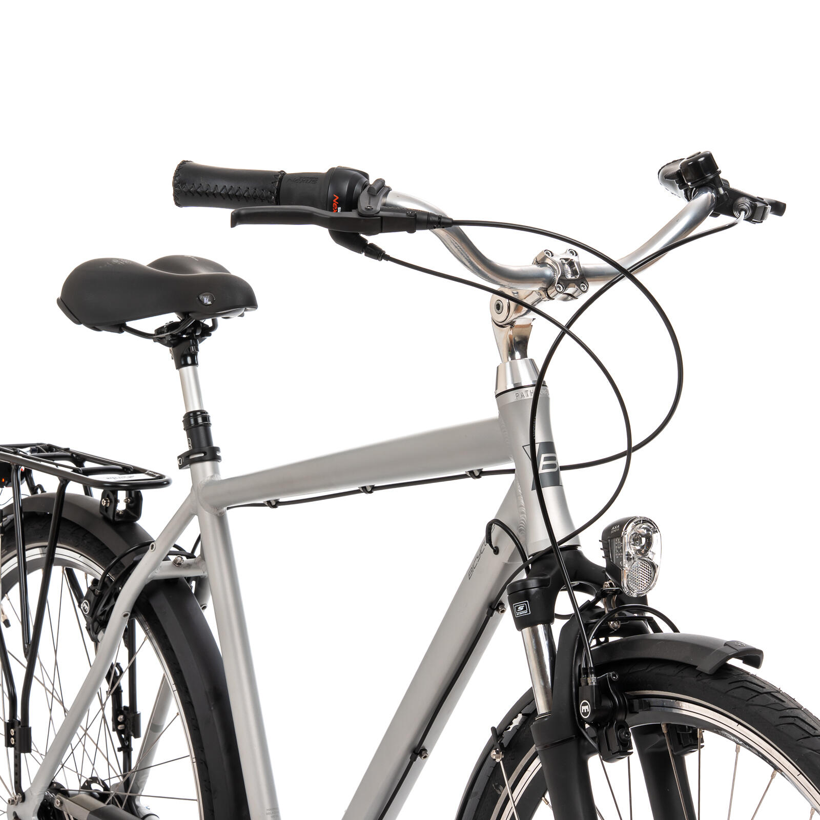 Segunda vida, Bicicleta Madrid 1247 - 28 pulgadas, L, gris claro 3/7