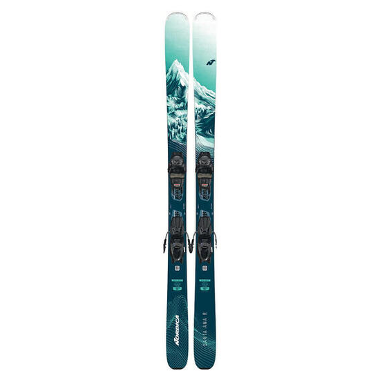 Pack esquí Nordica Santa ana r + accesorios Tp2 comp10 fdt Azul para mujer