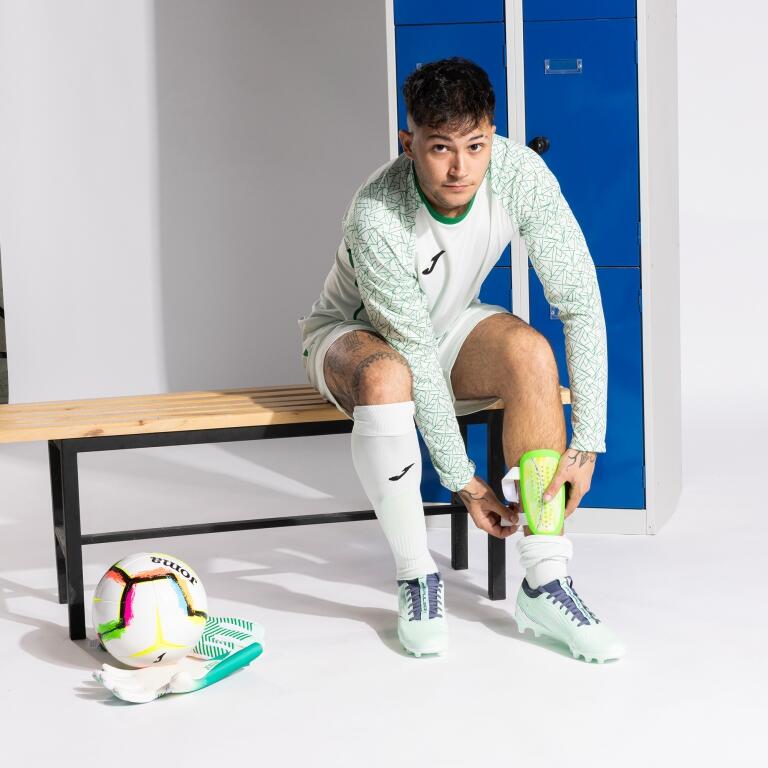 Aparatori Joma Attack, Verde Fluo/Galben Fluo, L
