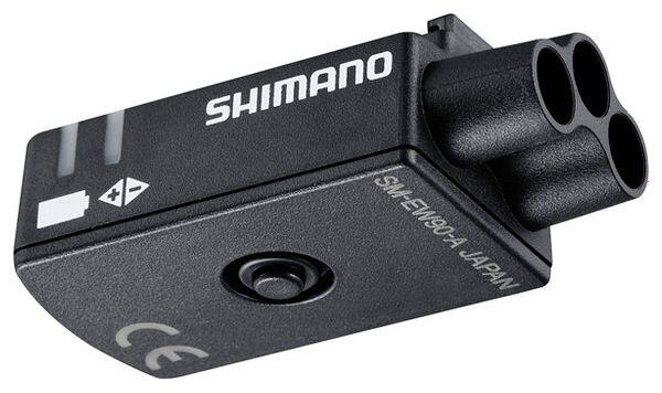 Caixa de conectores shimano sob haste sm-ew90a 3 portas