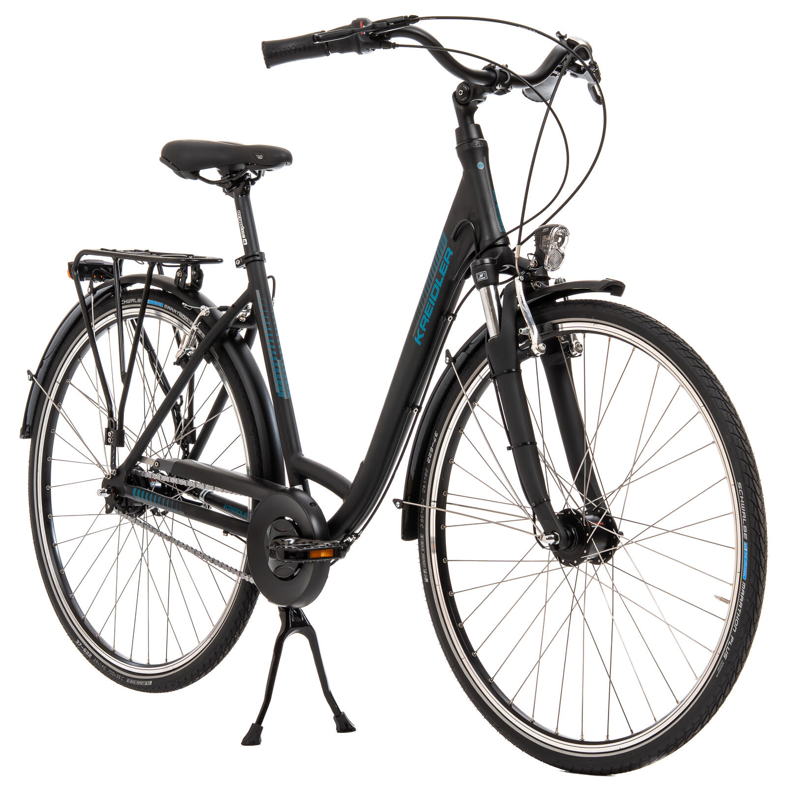 Refurbished, Bicicleta Oras Kreidler 1286 - 28 inch, M, Negru 2/7