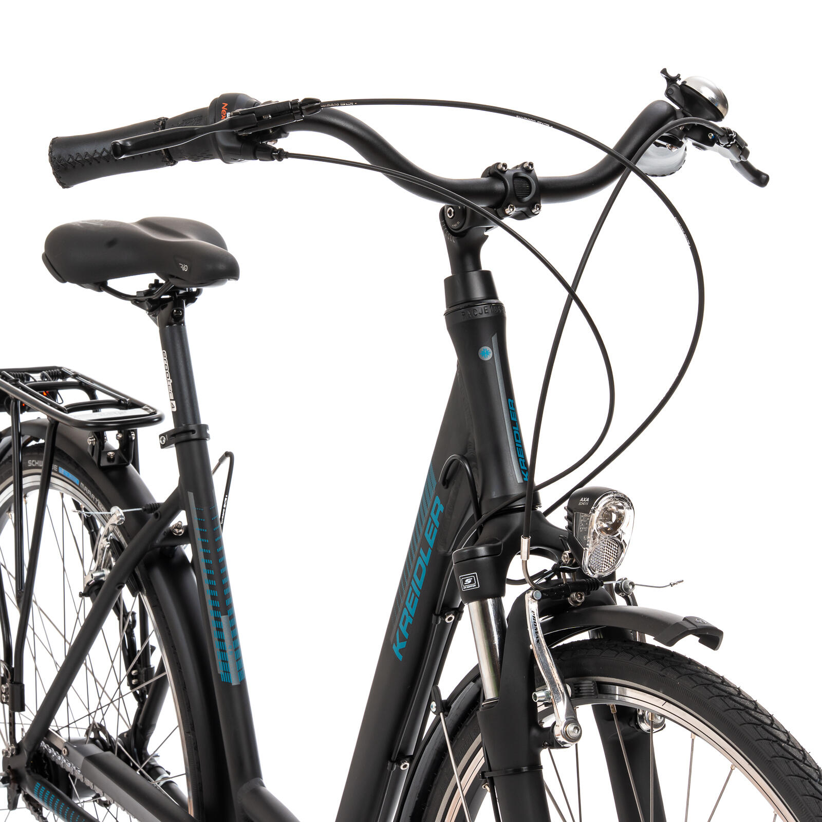 Refurbished, Bicicleta Oras Kreidler 1286 - 28 inch, M, Negru 4/7