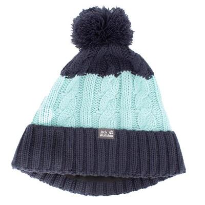 Mütze Stormlock Pompom Beanie Fleece in Blau