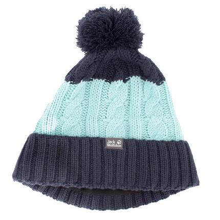 Mütze Stormlock Pompom Beanie Fleece in Blau