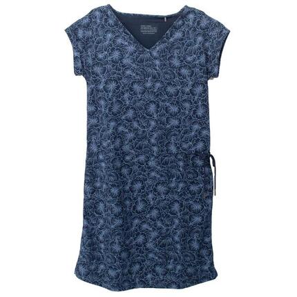 Kleid Röcke Dress Aop Blumen in Blau