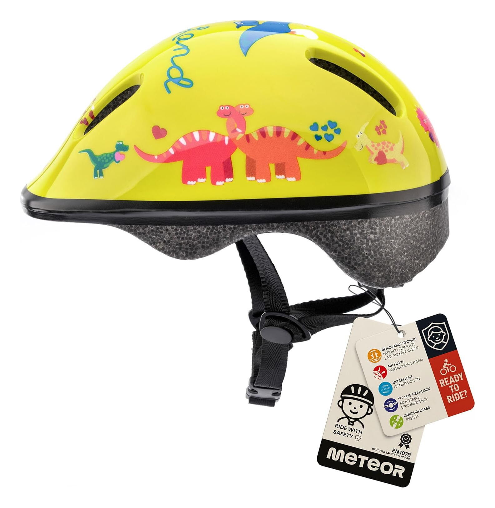 Casque enfant Meteor KS06 Dino XS 44-48 cm 3/7