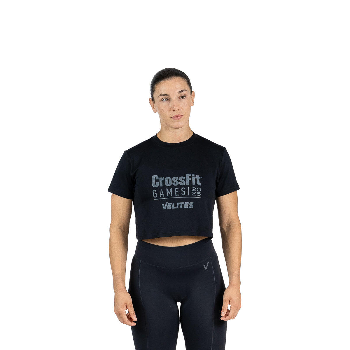 Velites - Velites T-shirt Crop Holo - T-shirt Manches Courtes - Noir - Decathlon