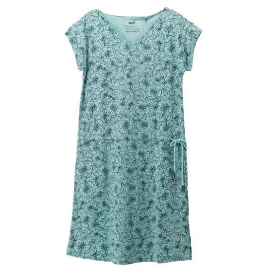 Kleid Röcke Dress Aop Kleid dress Blumen in Blau