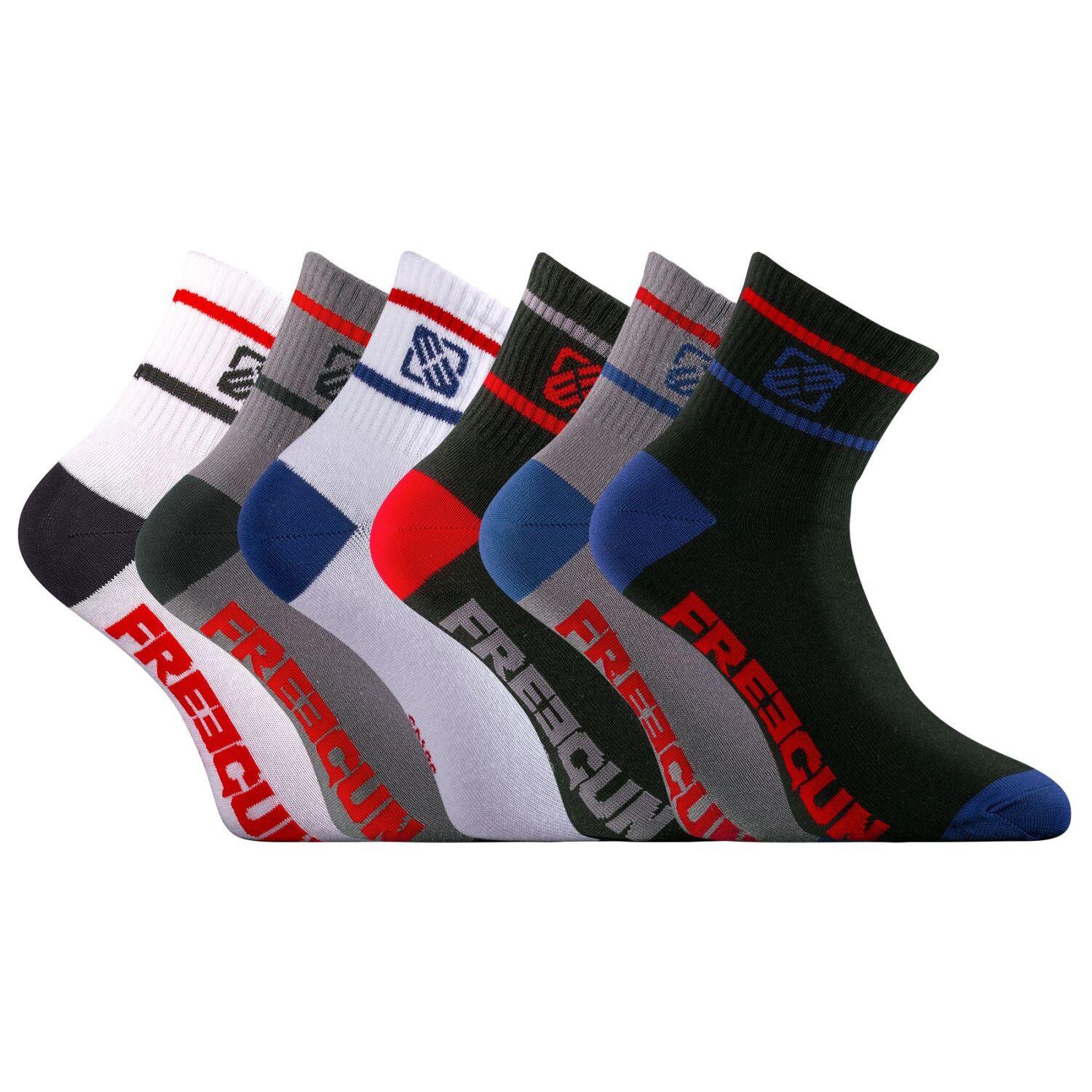Lot de 6 Paires de Chaussettes Socquettes homme assorties 1/5