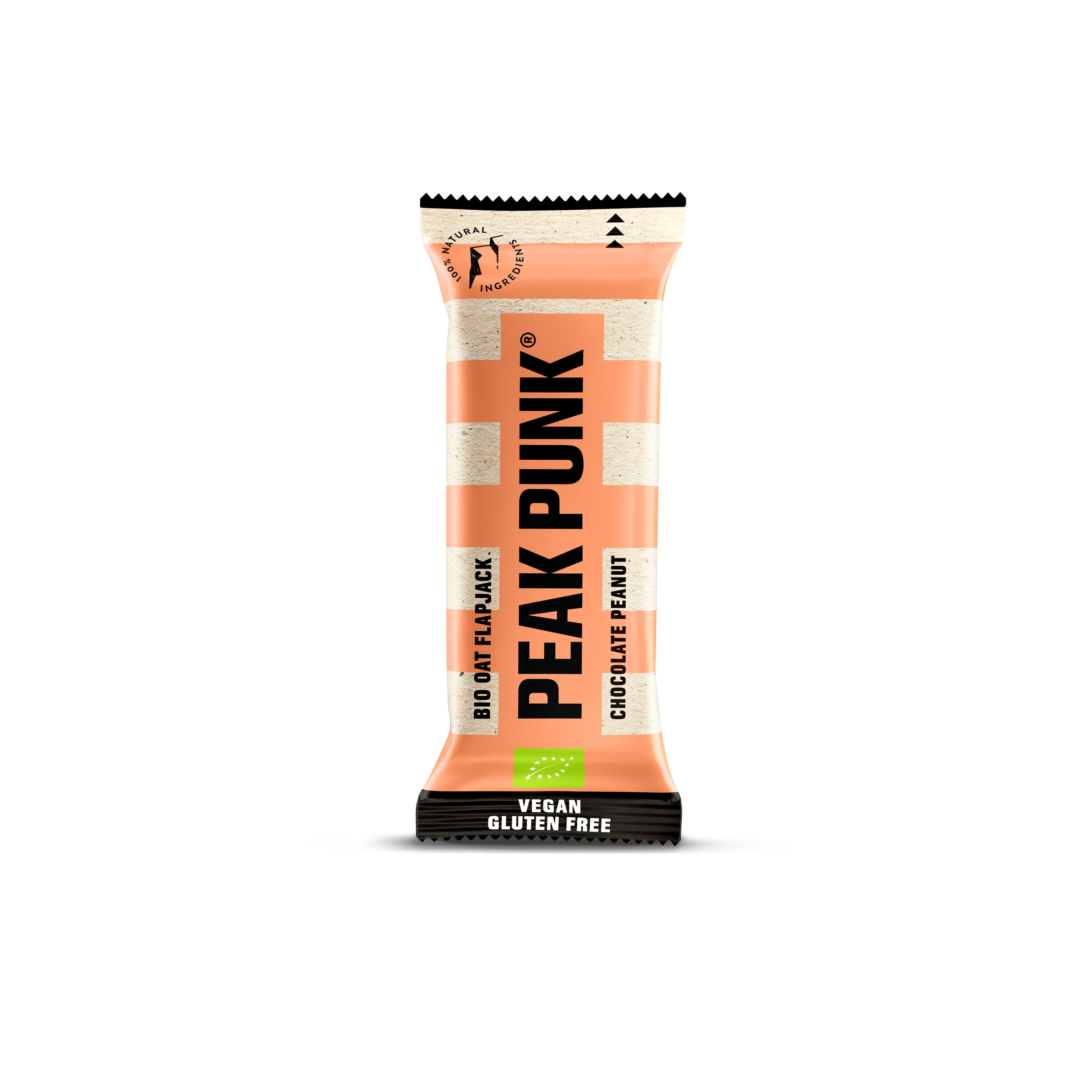 Peak Punk Organic Oat Flapjack 60 g - Chocolate Peanut 2/7
