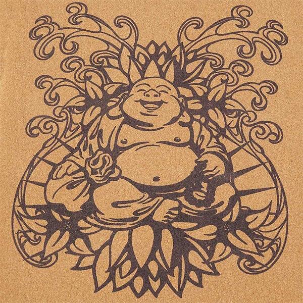 Tapete de yoga goma y corcho 5mmx68cmx1,83m - Laughing Buddha 3/7