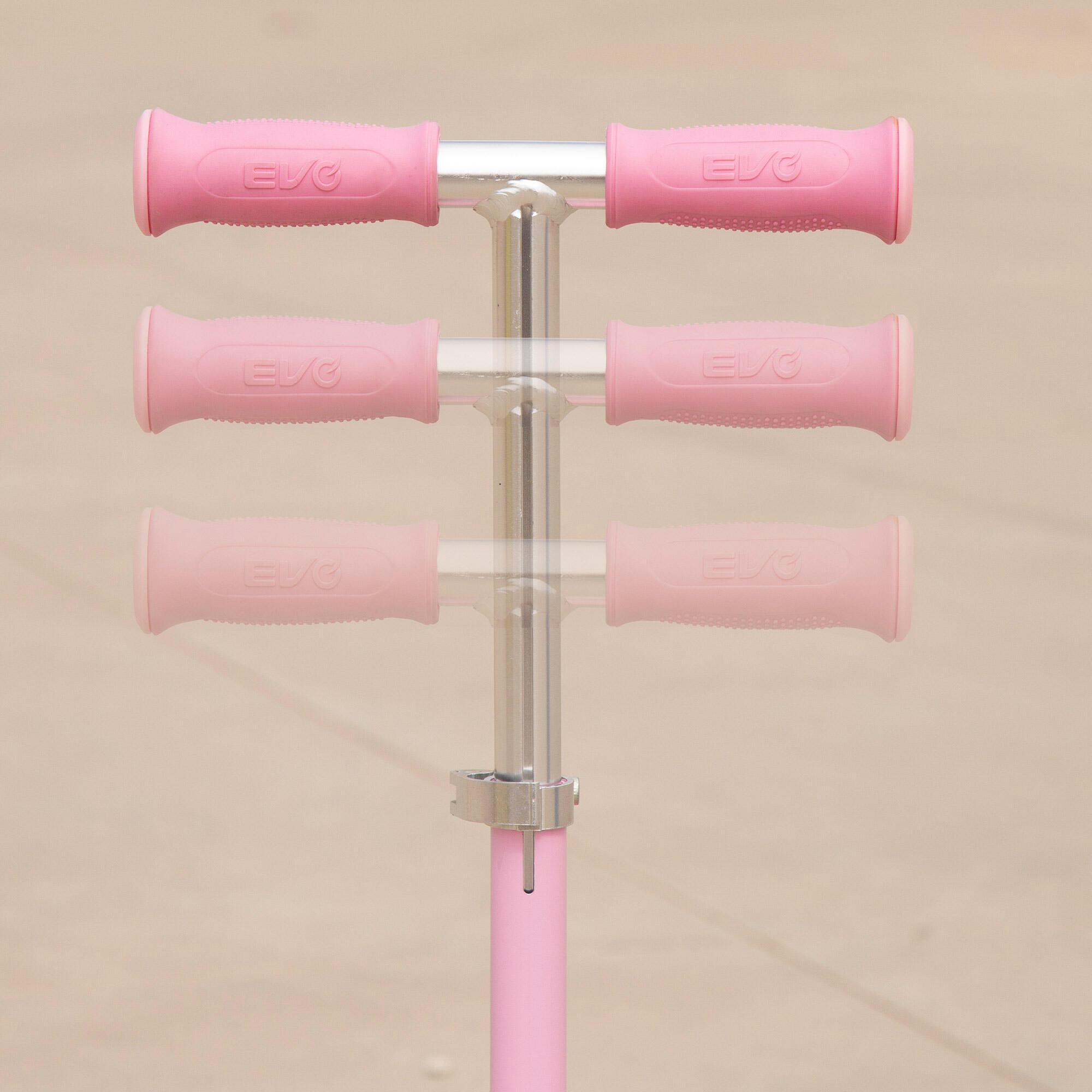 EVO Trottinette Cruiser 3 En 1 Rose – Hauteur Réglable, Siège Amovible, 2 Ou 3 Roues – Enfants 1 à 7 Ans