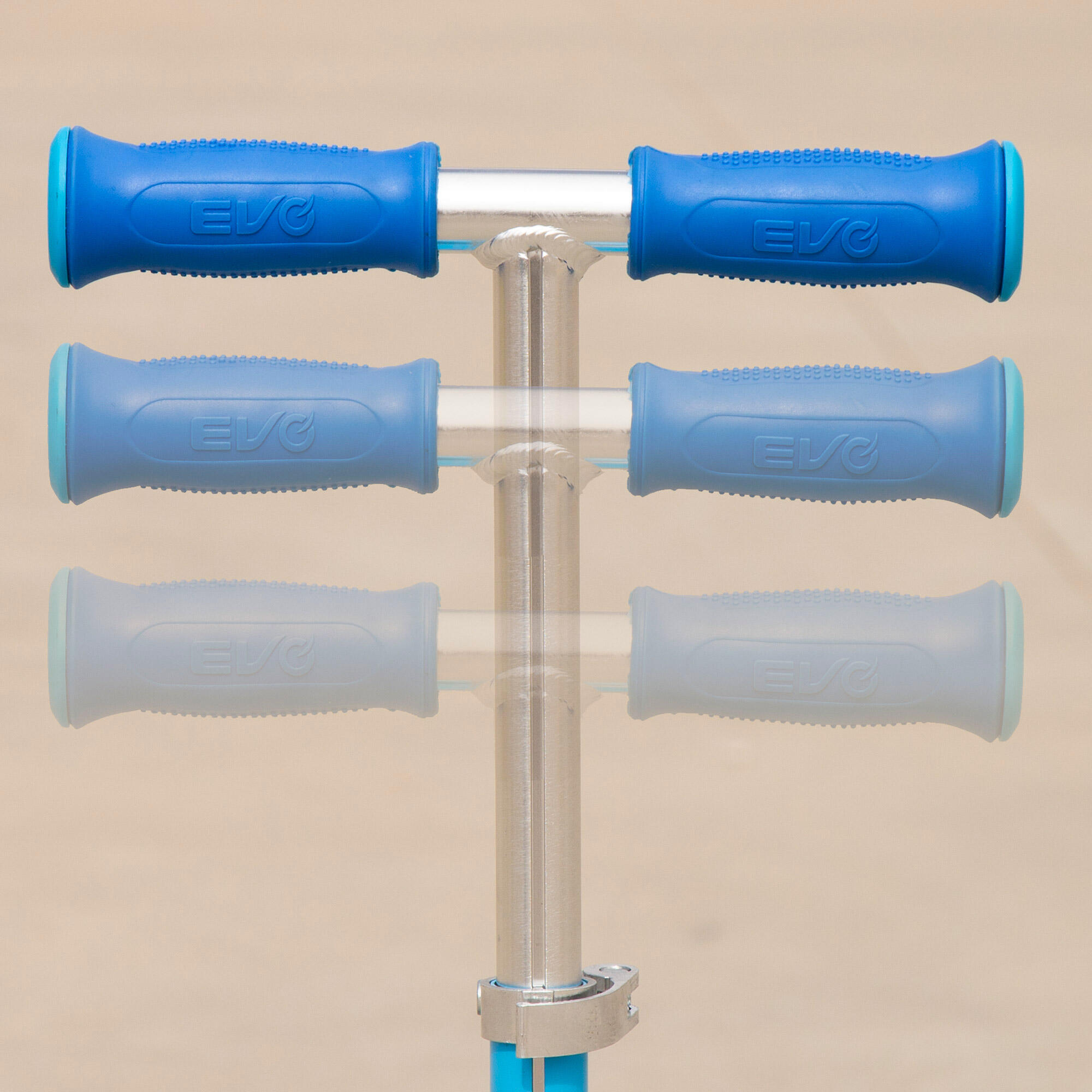 Trottinette 3 roues réglable bleue EVO 3/7