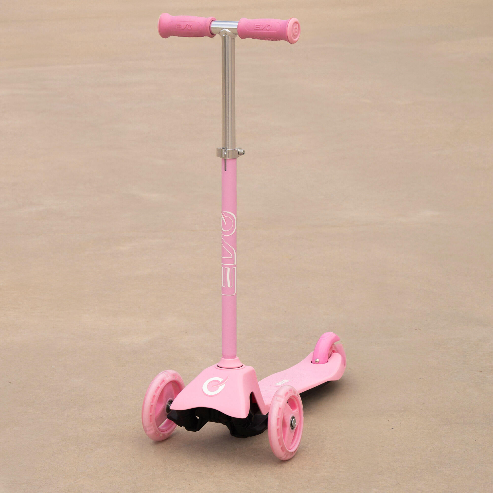 Trottinette rose réglable à 3 roues EVO 2/7