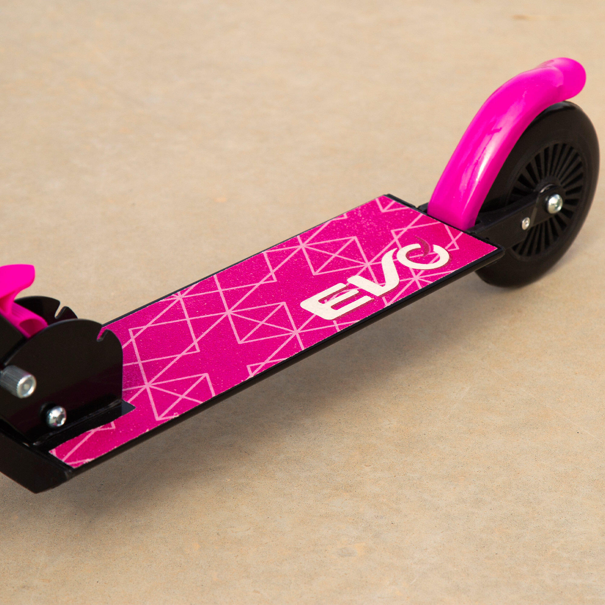 Trotinete de 2 rodas dobrável e ajustável rosa EVO 5/7