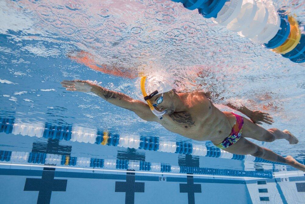 Snorkel Finis Adult Swimmer's - Amarelo 7/7