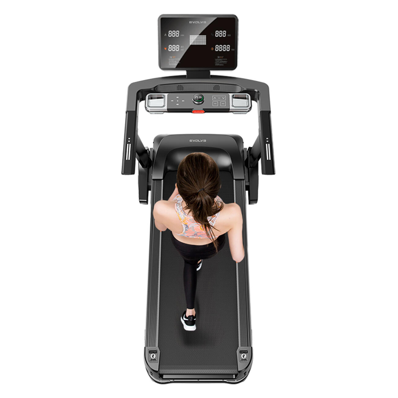 Evolve Fitness HT350LED Loopband - Inklapbaar, Incline, Speakers, LED scherm 3/5