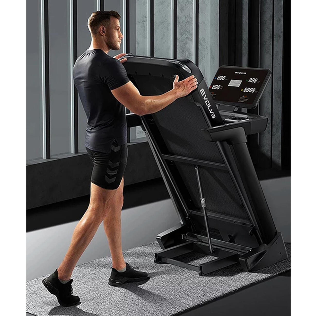 Evolve Fitness HT350LED Loopband - Inklapbaar, Incline, Speakers, LED scherm 5/5