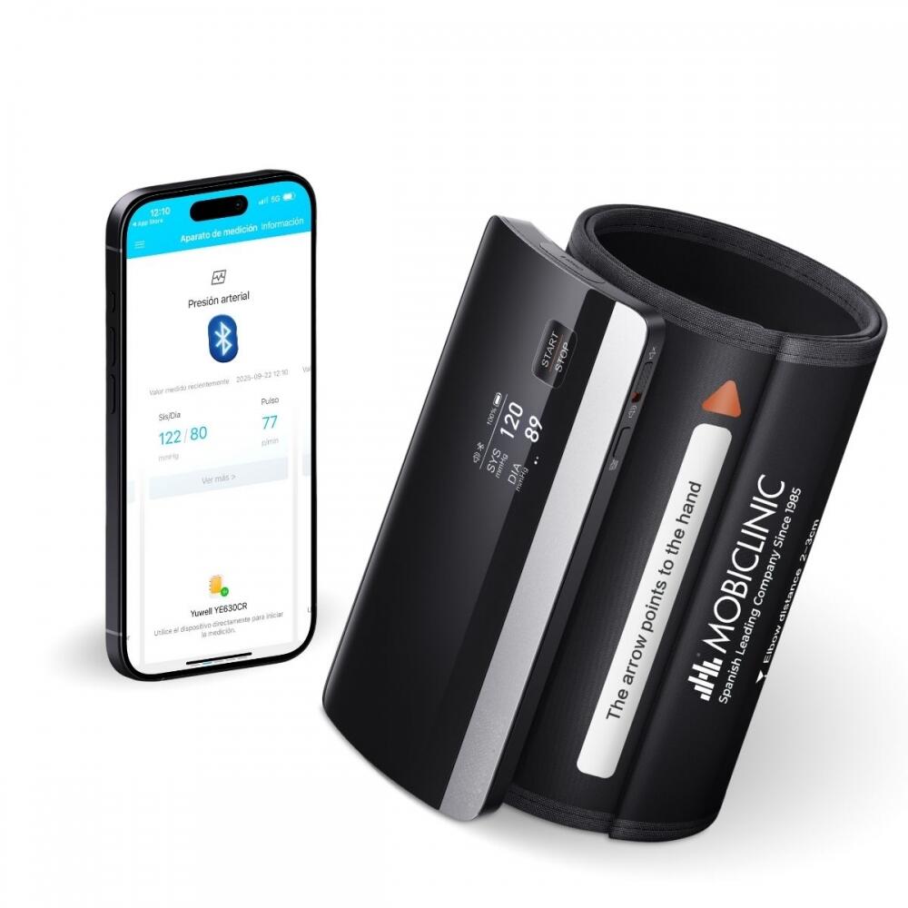 MOBICLINIC Misuratore di pressione digitale da braccio Bluetooth