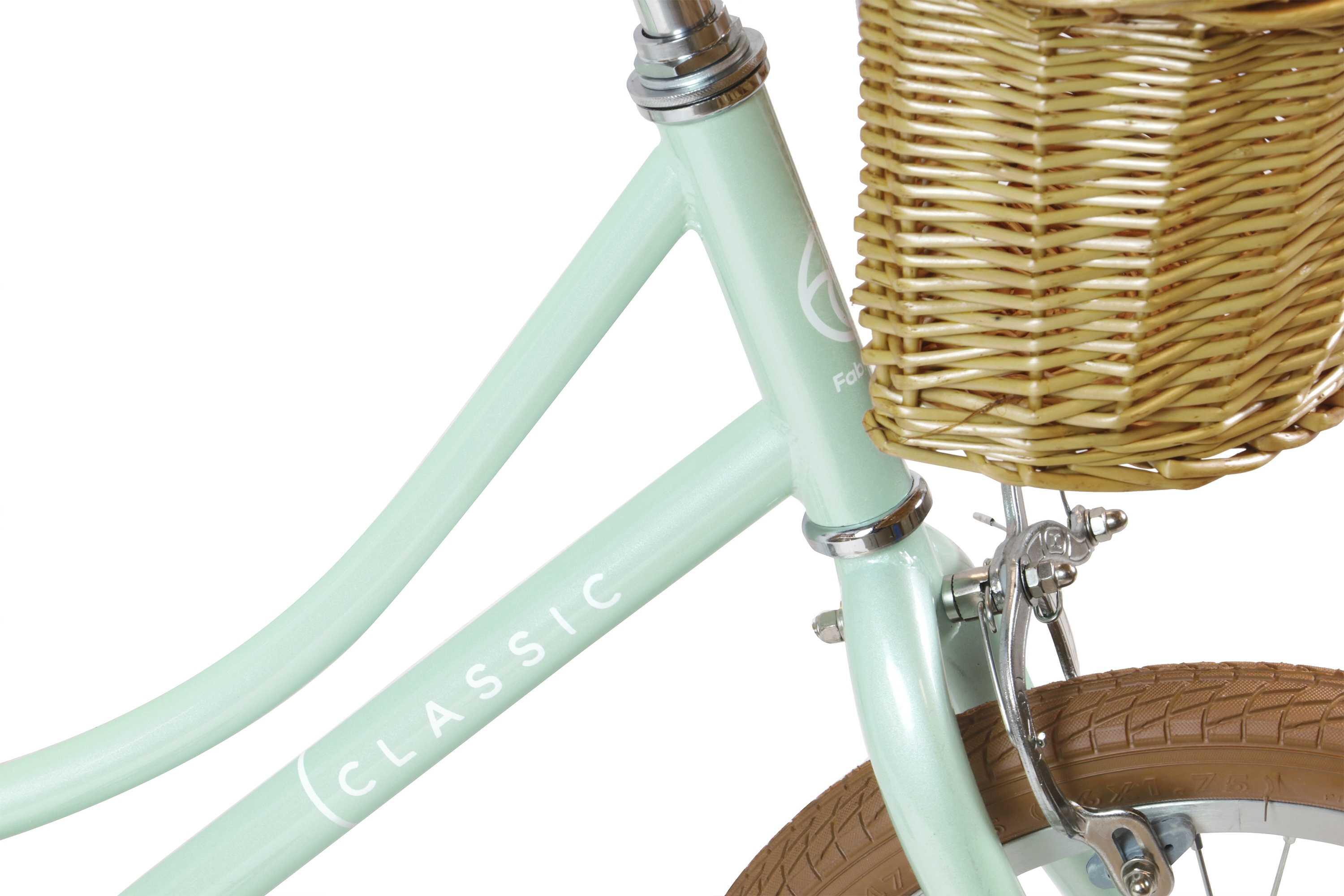FABRICBIKE Kids Classic- Vélo à pédales 16" pour enfants, 3-7 ans. Green 4/7