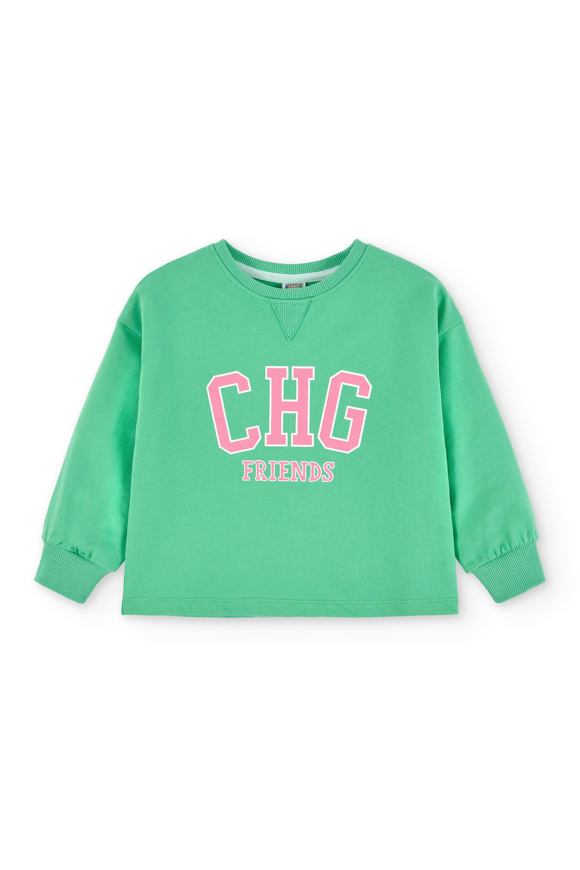 Moletom verde feminino | Gola redonda 2/5