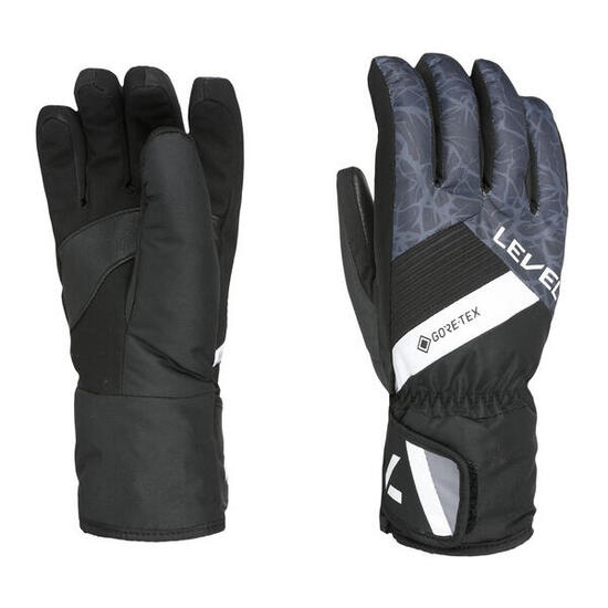 Guanti da sci/neve Level Neo Jr Gore-Tex per ragazzi grigi