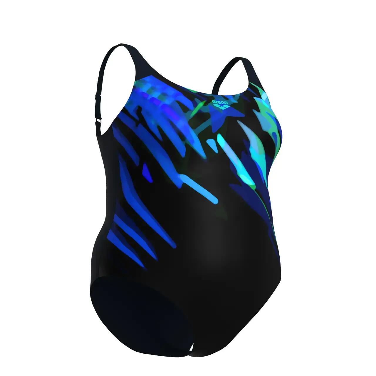 Arena Damen Badeanzug Talea U Back B Plus Schwarz-Multi 7/7