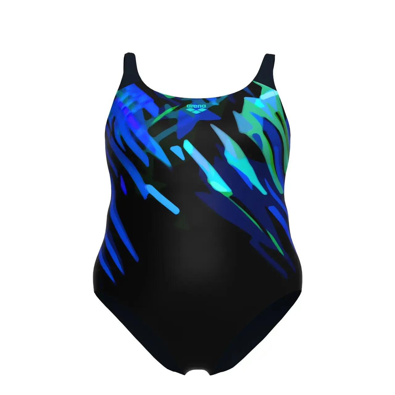 Arena Damen Badeanzug Talea U Back B Plus Schwarz-Multi 6/7