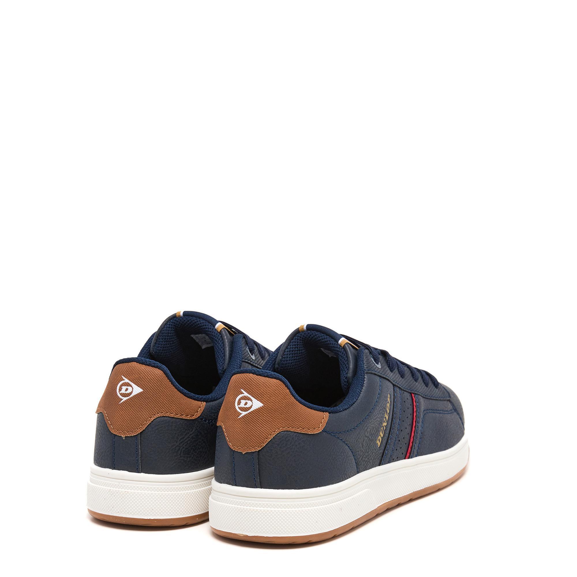 Zapatillas Dunlop Hombre 36073 Azul Marino con Cordones 3/5