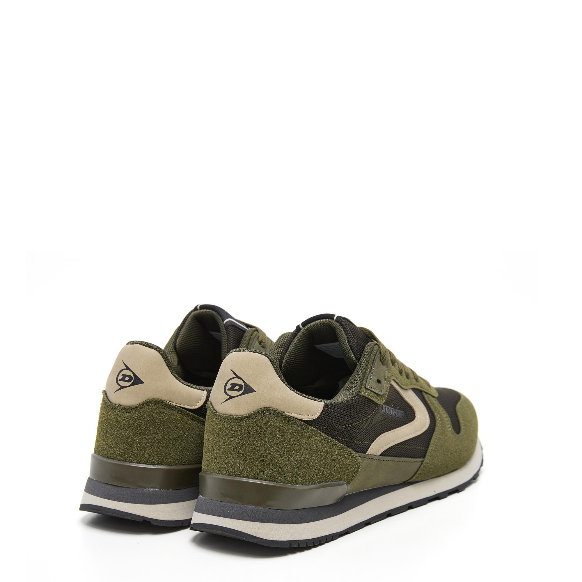 Zapatillas Dunlop Hombre 36076 Caqui con Cordones 3/5
