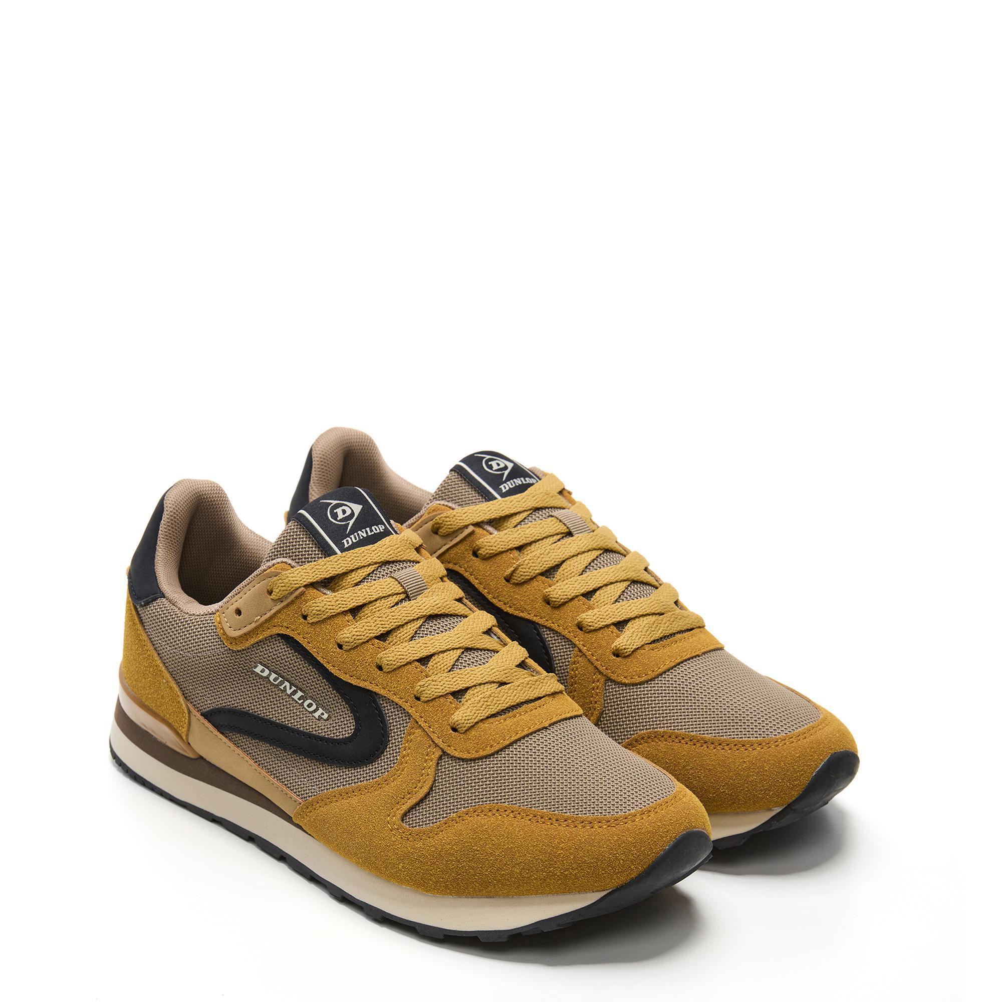 Zapatillas Dunlop Hombre 36076 Mostaza con Cordones 2/5