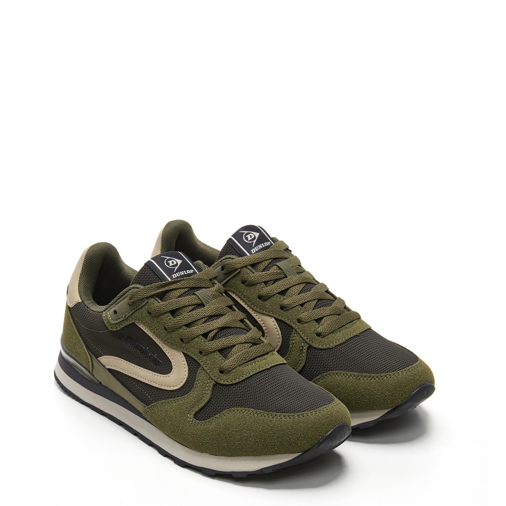 Zapatillas Dunlop Hombre 36076 Caqui con Cordones 2/5