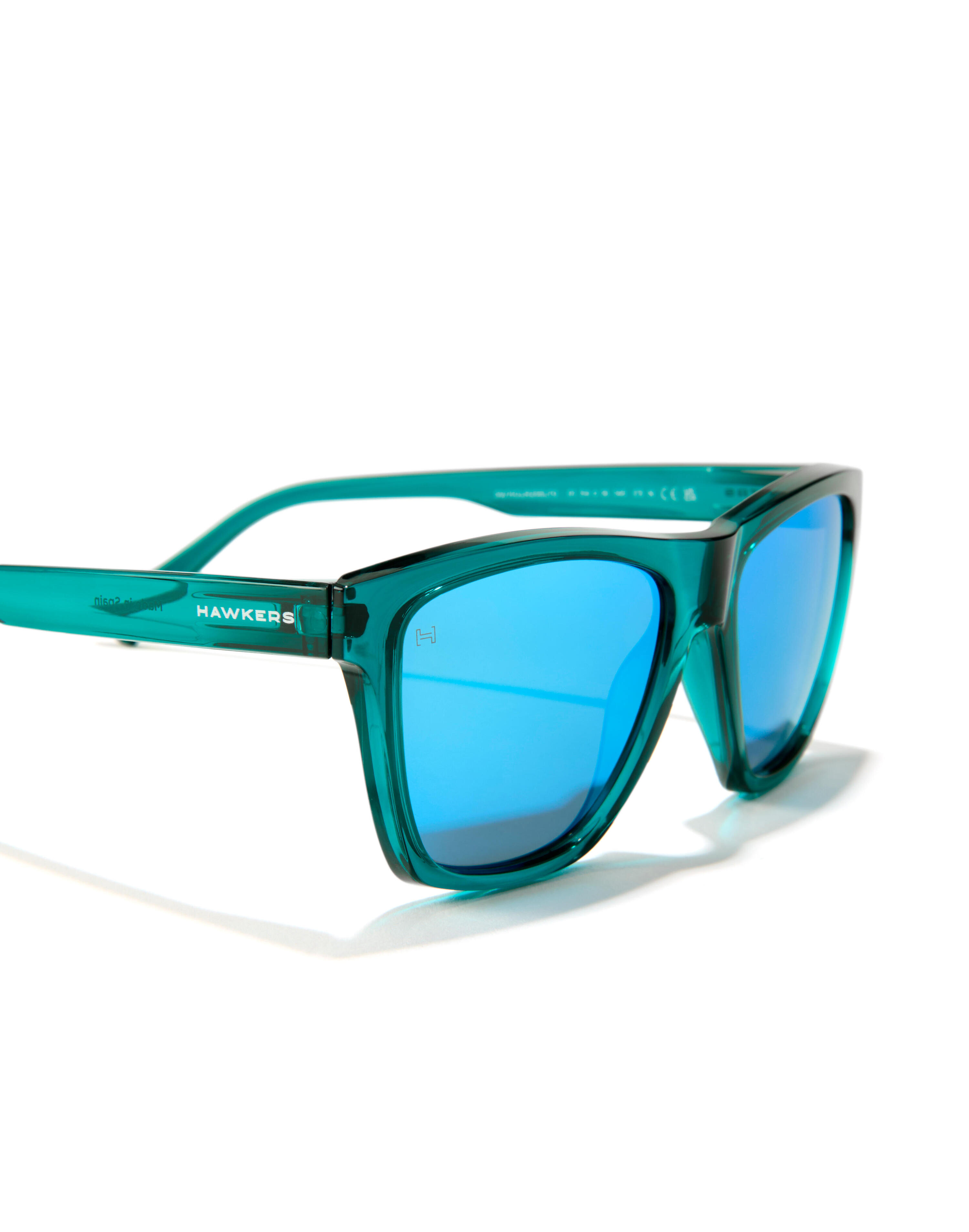 HAWKERS - Gafas de Sol para Hombre y Mujer - ONE LS RAW - TEAL CLEAR BLUE 3/6