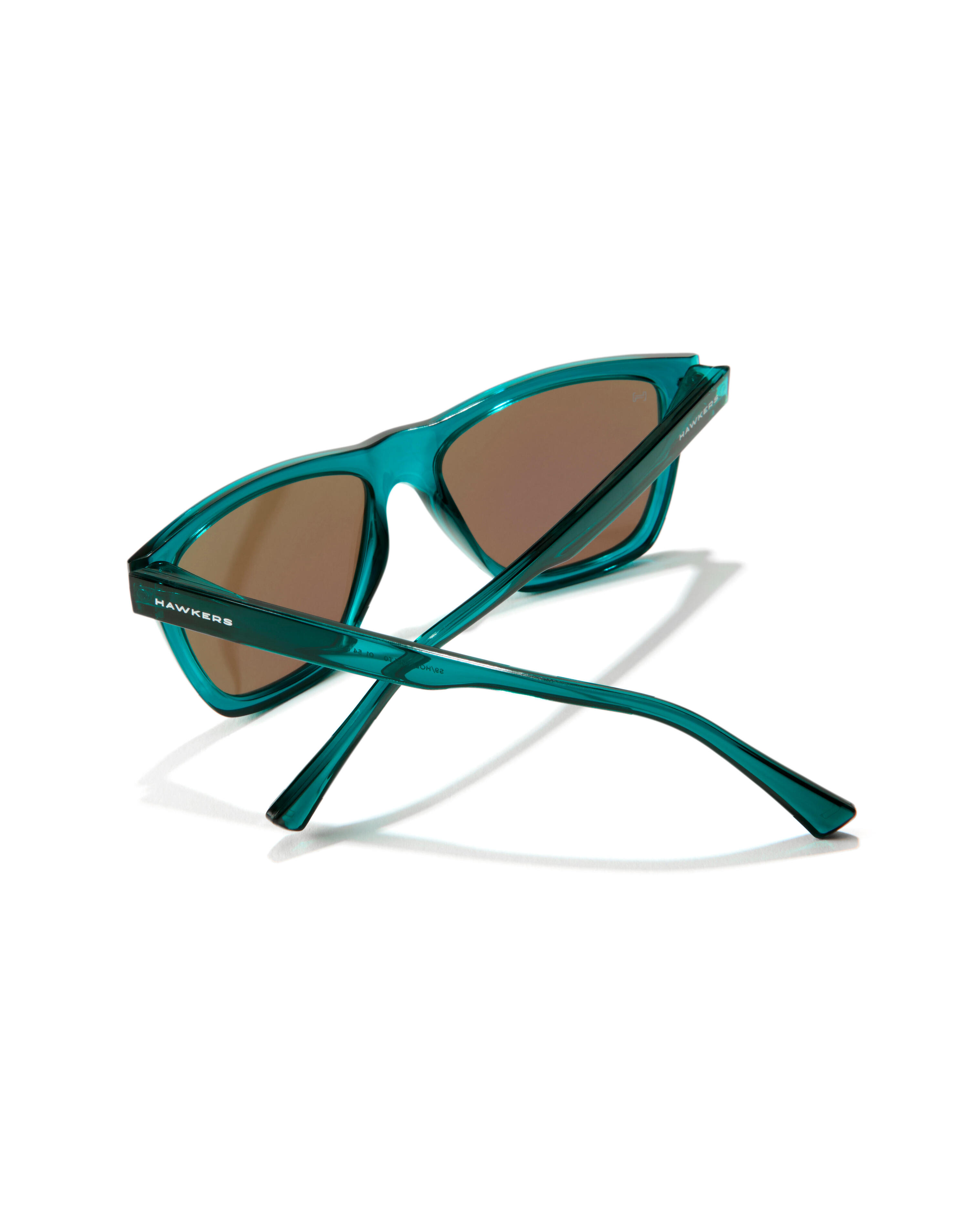 HAWKERS - Gafas de Sol para Hombre y Mujer - ONE LS RAW - TEAL CLEAR BLUE 5/6