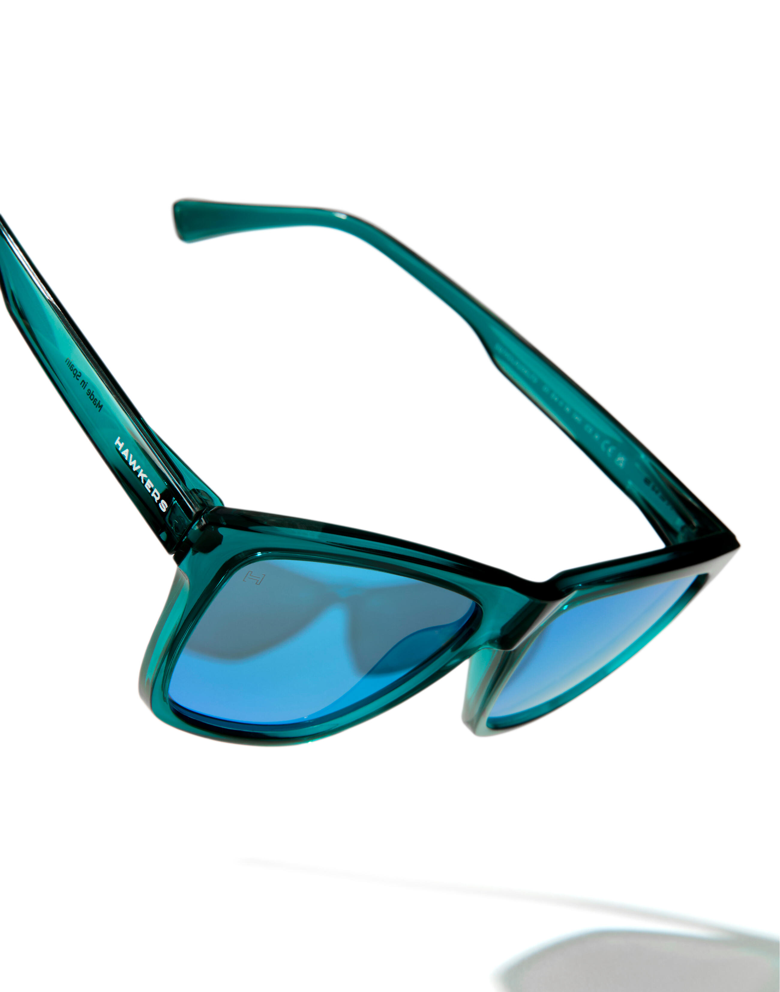 HAWKERS - Gafas de Sol para Hombre y Mujer - ONE LS RAW - TEAL CLEAR BLUE 4/6