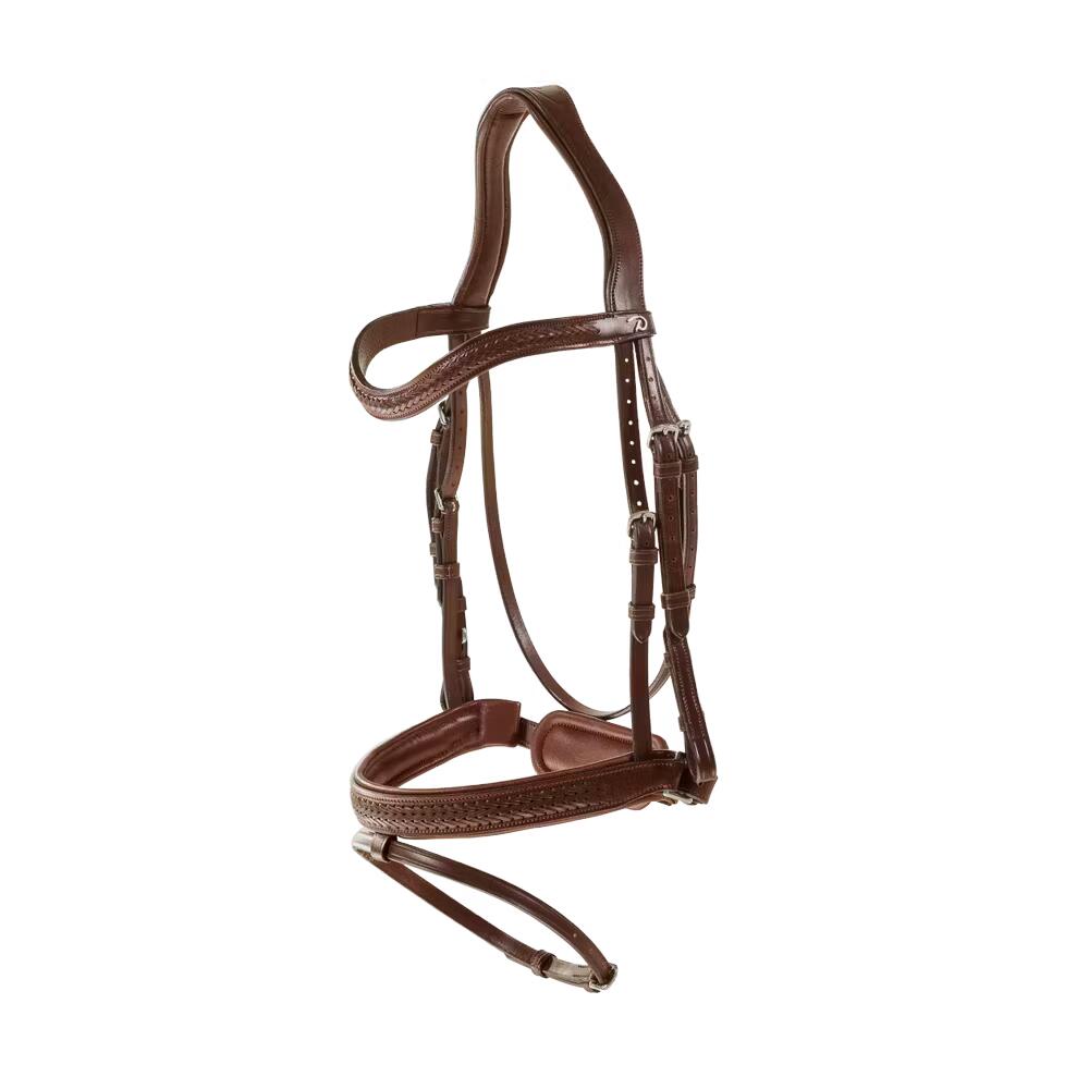 English-combined riding halter with pull-back noseband Dy'on