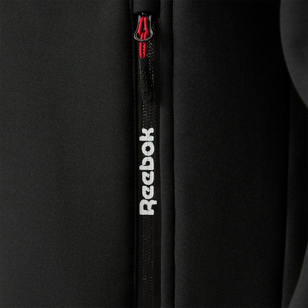 Mens Plain Ribbed Cuff Raincoat (Black) 5/5
