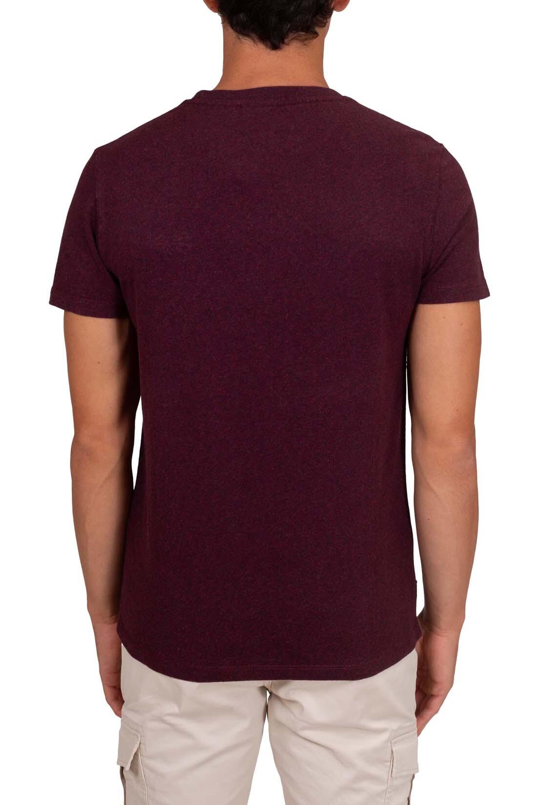 T-shirt uomo basic con ricamo tonale 3/5