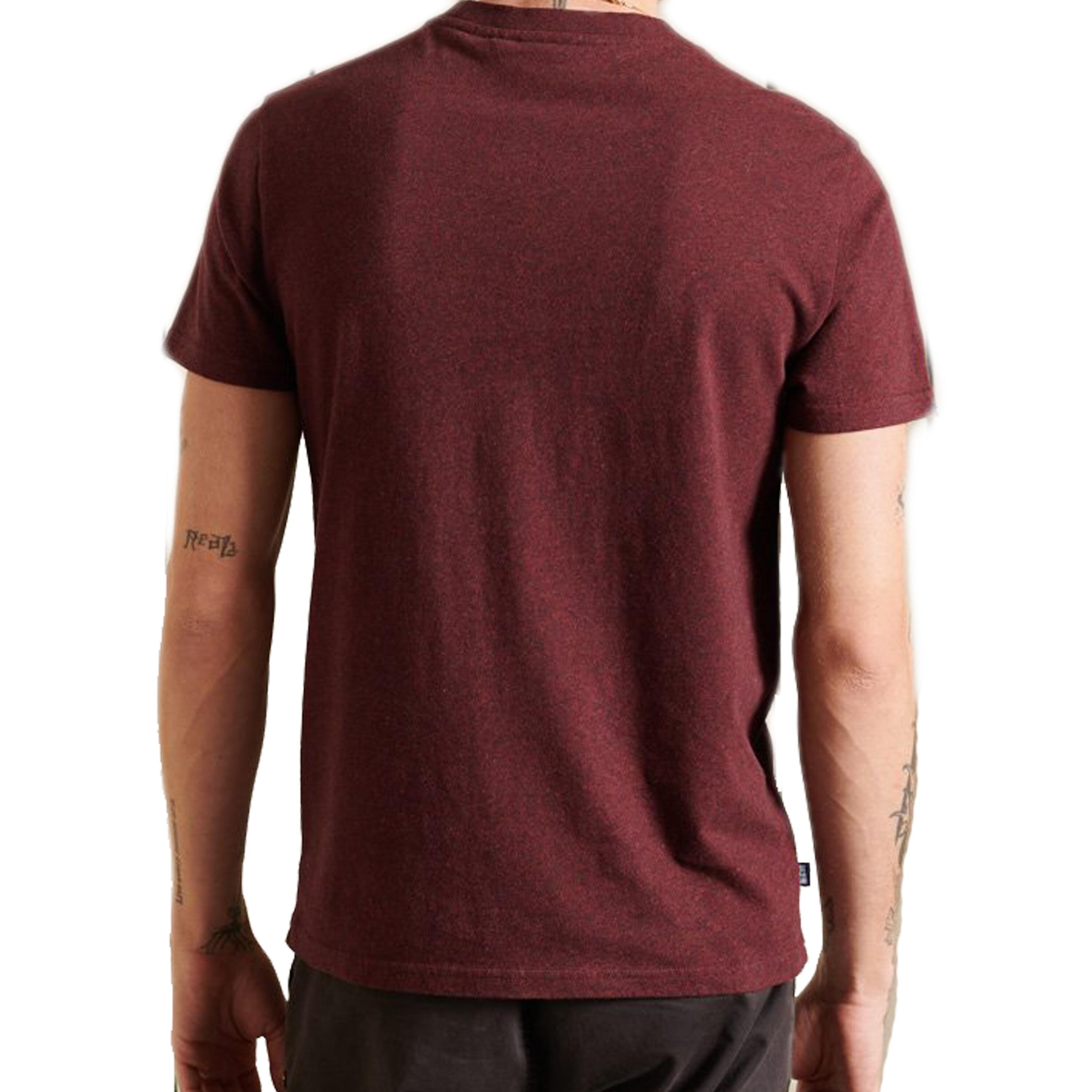 T-shirt uomo basic con ricamo tonale 2/5