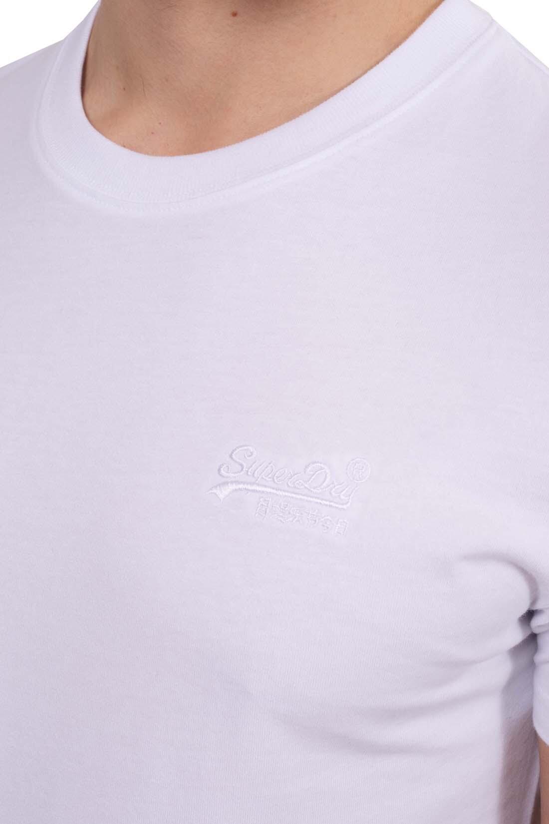 Maglietta con logo essenziale in cotone biologico 4/7