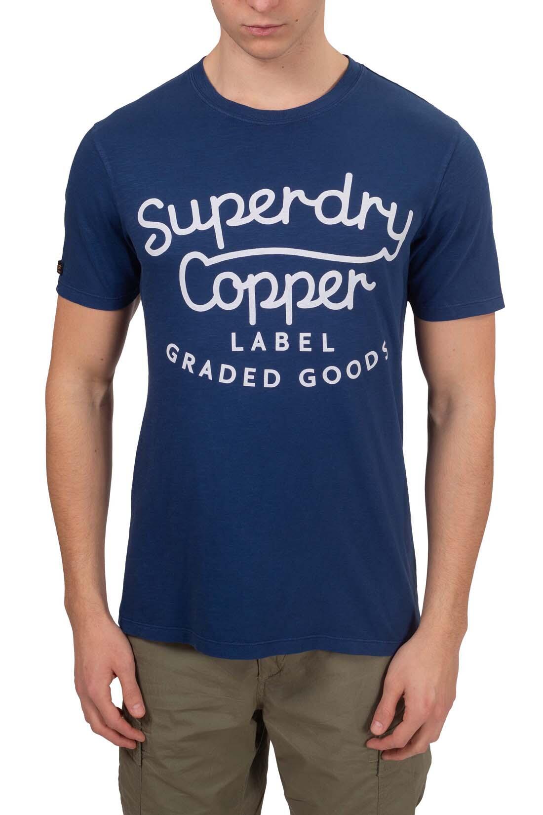 T-shirt à étiquette en cuivre 2/6