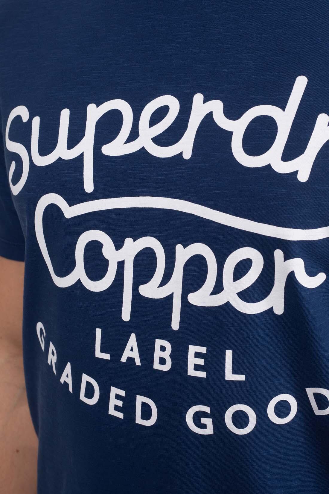 T-shirt à étiquette en cuivre 4/6