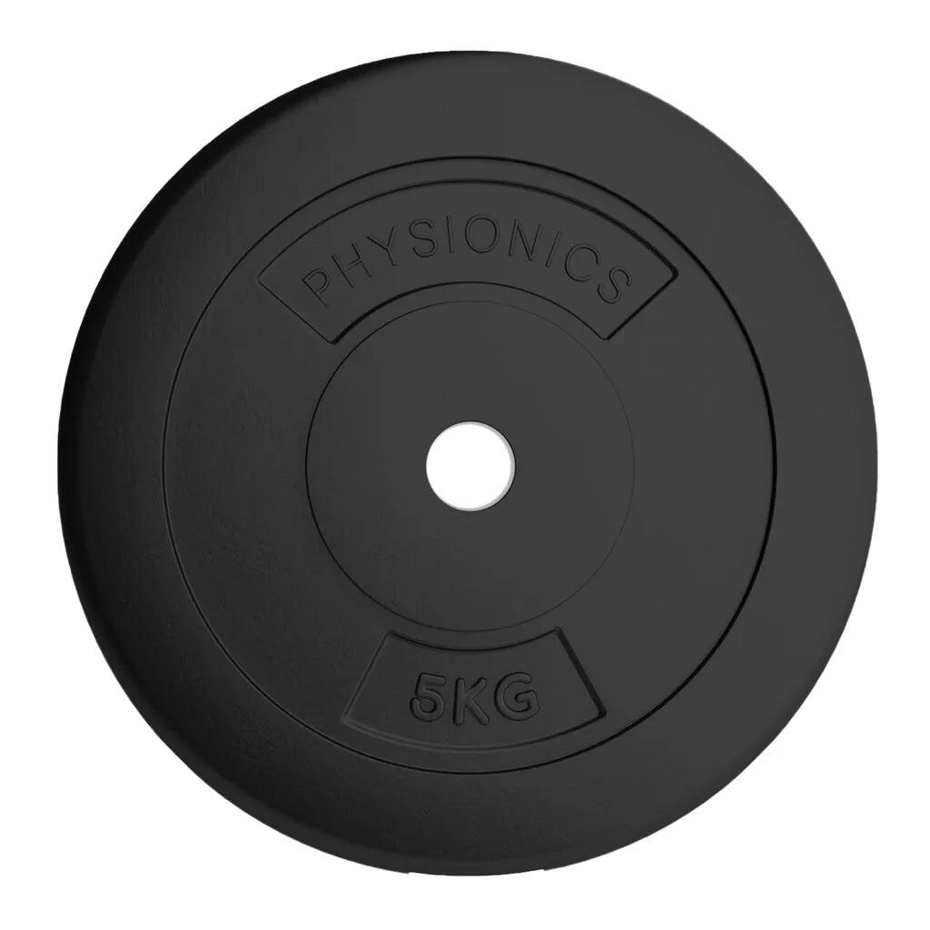 Disques de musculation 30/31 mm en plastique 2x5kg 3/7