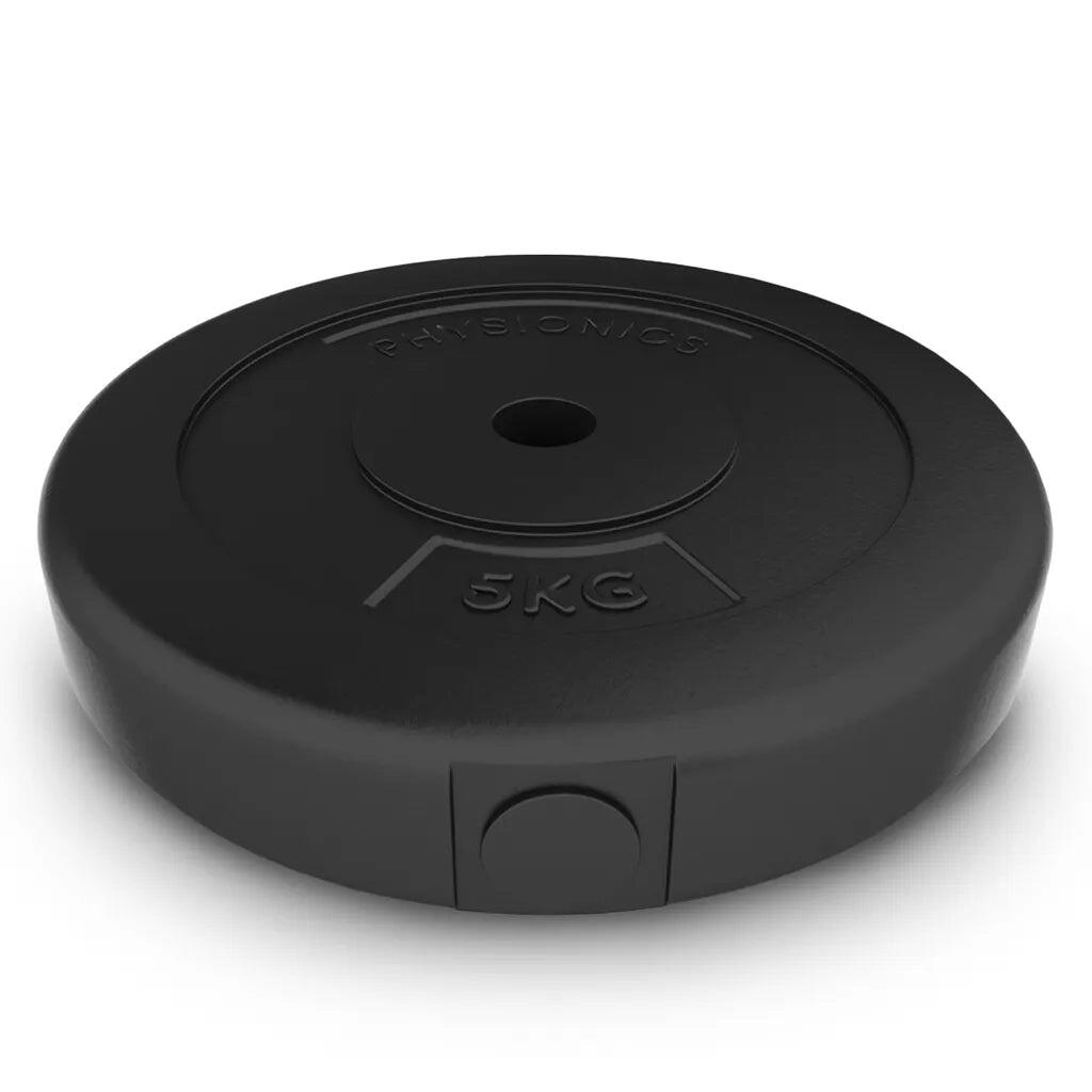 Disques de musculation 30/31 mm en plastique 2x5kg 2/7
