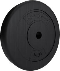 Disques de musculation 30/31 mm en plastique 2x5kg