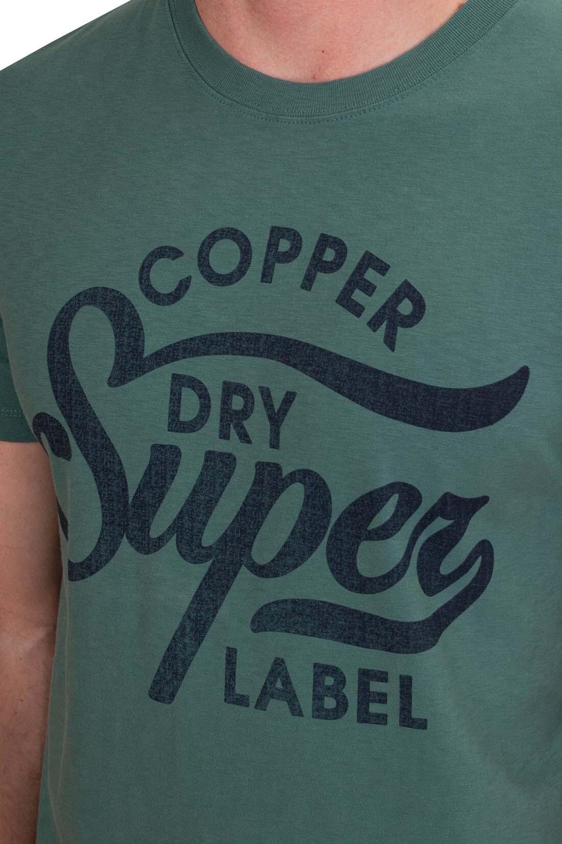 T-shirt à étiquette en cuivre 4/4