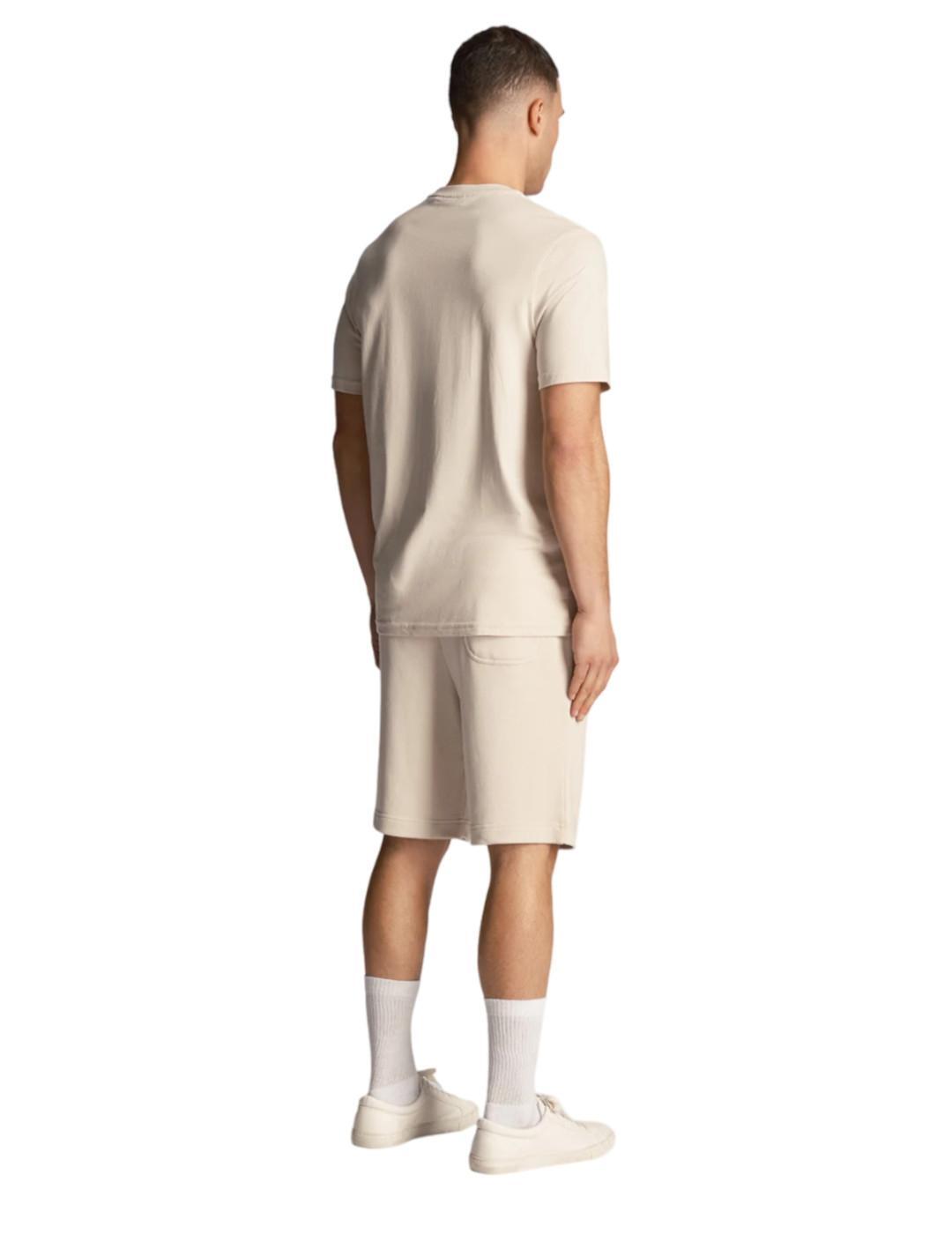 Bermudes et shorts pour homme Lyle & Scott Ml414vog beige 4/5