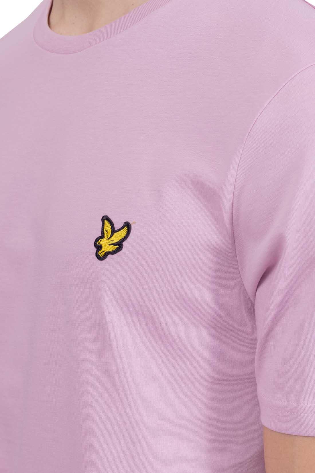 T-shirt pour homme Lyle & Scott uni rose 5/5